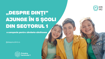 „Despre Dinți” ajunge în 5 școli din Sectorul 1 – o campanie pentru zâmbete sănătoase