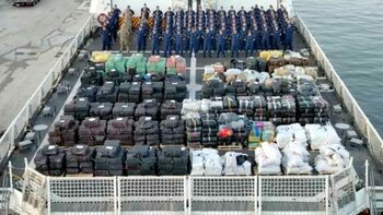 Paza de Coastă SUA, captură record! Au fost confiscate droguri în valoare de 473 de milioane de dolari