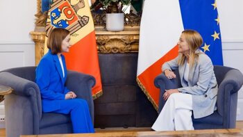 Maia Sandu și Giorgia Meloni au condamnat împreună incursiunea dronelor rusești în Polonia