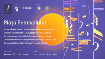 Evenimente dedicate muzicii clasice, cu acces gratuit, în Piața George Enescu, între 17 și 21 septembrie