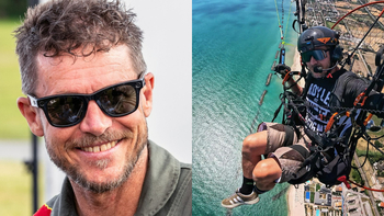 Momentul în care Felix Baumgartner se prăbușește în gol cu parapanta, în piscina unui hotel din Italia. Un martor (…)