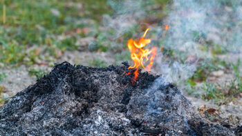 30.000 lei amendă pentru o femeie care a dat foc unor gunoaie pe câmp, lângă o magistrală de gaz