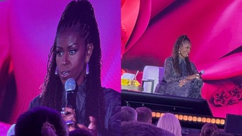Michelle Obama, apariție spectaculoasă în România! O mie de persoane au stat la coadă să o vadă pe fosta (…)