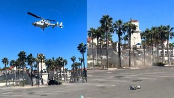 Incident aerian în California! 5 oameni au fost răniți, după ce un elicopter s-a prăbușit pe o plajă plină cu (…)