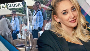 La TV o ascunde, dar noi i-am surprins burtica de gravidă în toată splendoarea! Ilona Brezoianu, mai activă ca (…)