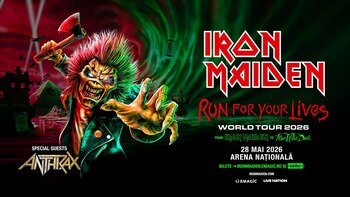 Anthrax deschide concertul IRON MAIDEN de la București