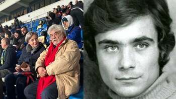Actorul francez de origine română Julian Negulesco, stabilit de 56 de ani la Paris, în tribună, la Petrolul – CFR (…)