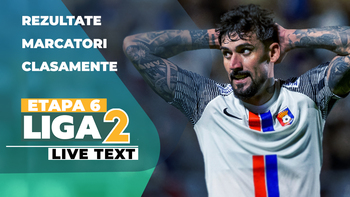 Etapa 6 Liga 2 | Șase meciuri se dispută ACUM. Cu o victorie, Chindia preia șefia clasamentului de la FC Bihor (…)