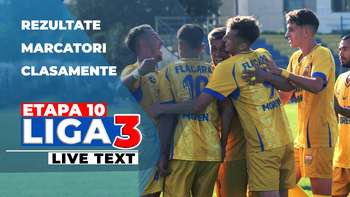 Etapa 10 Liga 3 | Şoimii Gura Humorului a defilat contra Vasluiului, în meciul Balșului s-au dat şi mai multe (…)
