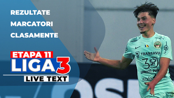 Etapa 11 Liga 3 | Pași greșiți pentru Unirea Alba Iulia și Jiul Petroșani, derby-ul de pe Areni s-a terminat (…)