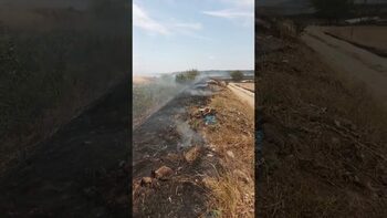 Incendiu la Podari