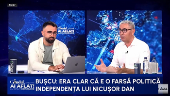 Doru Bușcu: „INDEPENDENȚA lui Nicușor Dan a fost un joc, un slogan electoral”