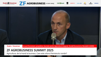 ​Arnaud Charmetant, preşedintele Asociaţiei pentru Agricultură Integrată, Durabil Economică şi Rentabilă (AIDER): (…)