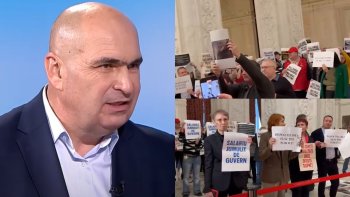 Proteste în Parlament din cauza salariilor. Ilie Bolojan, întâmpinat cu țipete și huiduieli