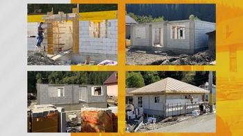 Continuă reconstrucția la Broșteni: „Peste 30 de case reconstruite” / „Apa și canalizarea am reușit să le dăm în (…)