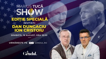 Marius Tucă Show – Ediție Specială – începe sâmbătă, 16 august, de la ora 18.00, live pe Gândul. Invitați: Ion (…)