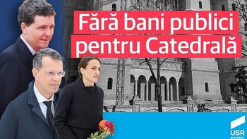Cei care voiau „spitale, nu Catedrale” au ajuns azi să participe la Slujba de Sfințire a Catedralei Mântuirii (…)
