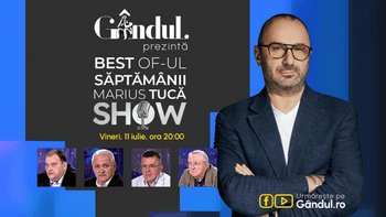 Gândul prezintă Marius Tucă Show – vineri, 11 iulie, de la ora 20.00