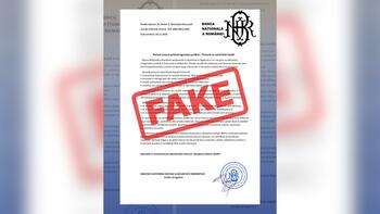 Un document fals atribuit BNR circulă online: 