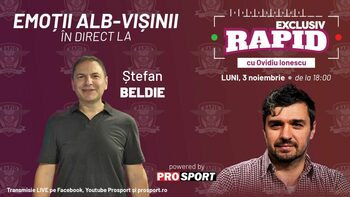 „EXCLUSIV RAPID” după Craiova – Rapid 2-2 începe la ora 18:00, în direct pe YouTube – ProSport