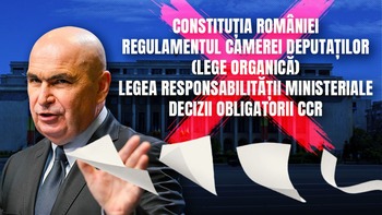 Ilie Bolojan preferă să ÎNCALCE Constituția, alte 2 legi și deciziile CCR. Deși este OBLIGAT să vină în Parlament, (…)