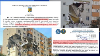 Haosul continuă în cazul “Blocului Groazei”. Inspectoratul pentru Situații de Urgență și Inspectoratul de Stat în (…)