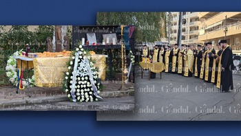 Slujbă de pomenire în fața fostului club Colectiv, în care au ars la propriu destinele a 65 de oameni