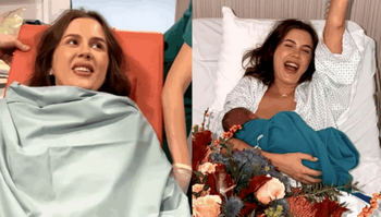 Prima imagine cu fiica nou-nascută a lui Emily Burghelea. Ce nume aparte a ales: „Mi-a venit de nicăieri!”