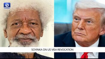 Nigerianul Wole Soyinka, laureat al Premiului Nobel pentru Literatură, a declarat că viza sa americană a fost anulată