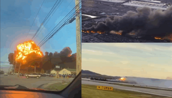 Imagini cu momentul impactului. Un avion s-a prăbușit în SUA, lângă un aeroport. Bilanțul victimelor este necunoscut (…)