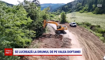 Au început lucrările pe Valea Doftanei care să lege Brașovul, ca alternativă la aglomeratul DN1 din Valea Prahovei