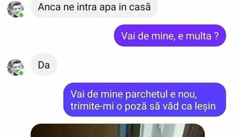 Bancul de marți | „Anca, ne intră apă în casă!”