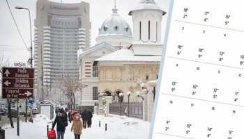 Meteorologii Accuweather au modificat prognoza! Pe ce dată vine iarna în București, de fapt