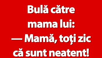 BANC | Neatenția lui Bulă