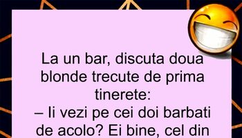 BANCUL ZILEI | „Îi vezi pe cei doi bărbați de acolo?”