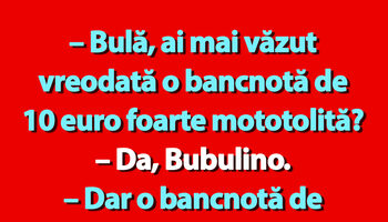 BANC | Bulă, Bubulina și bancnotele mototolite