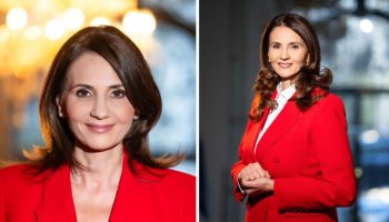 Anca Alexandrescu, emoționată după ieșirea de la urne. Ce a mărturisit unui reporter