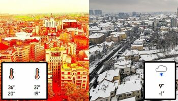 Caniculă și ninsori în septembrie 2025. Meteorologii Accuweather anunță o lună cum n-a mai fost în România