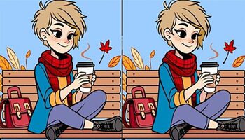 Test de logică | Identificați toate cele 3 diferențe între cele două fete din imagine!
