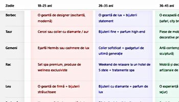 Tabel exclusiv pentru femei | Ce cadou vei primi de la Moș Crăciun, în funcție de zodie și de vârstă