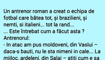 BANC | Echipa invincibilă de fotbal