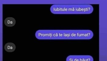 BANC | „Iubitule, mă iubești?”