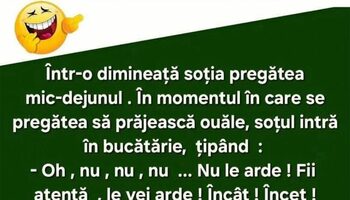 Bancul de vineri | Soțul, soția și ouăle-ochiuri