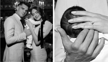 Cum arată fiul lui Ianis Hagi la 3 luni. Micuțul Giorgios l-a susțint pe tatăl lui în cea mai adorabilă ținută