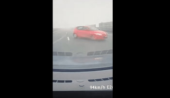 VIDEO/ Șofer surprins pe contrasens pe A3 București – Ploiești: permis suspendat patru luni