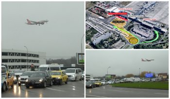 Haos la Aeroportul Otopeni după restricţiile pentru construirea metroului. Traficul, afectat 6 luni