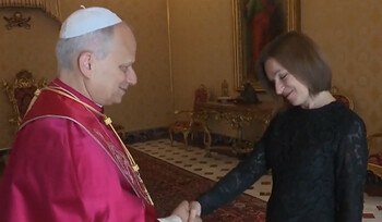 Maia Sandu, primită de Papa Leon. Sanctitatea Sa i-a spus că eforturile de aderare la UE sunt văzute şi auzite
