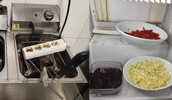 Imagini cu mizeria găsită de inspectorii ANSVSA la grădinița, unde 12 copii au făcut toxiinfecție. Autoritățile au (…)