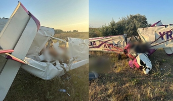 TRAGEDIE aviatică la Gura Portiței. Un avion cu două persoane la bord s-a prăbușit. Ambele victime au murit