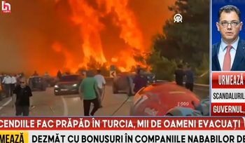 Incendiile de vegetație fac prăpăd în Turcia. Mii de oameni au fost evacuați